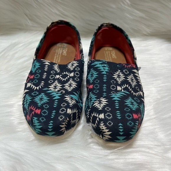 TOM’S Aztec Print Multicolor Women Shoes Sz W7.5 - Picture 7 of 16